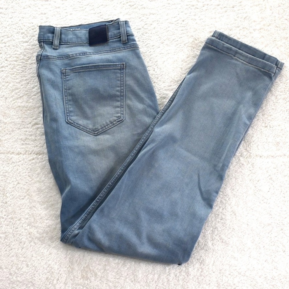 Mugsy‎ Jeans Men's Size 38x35 Light Blue Grands Slim Straight - Inseam Altered